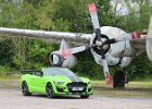 Ford Mustang cabriolet 2016  Ford Mustang cabriolet 2016, Aubamerican days, Aérodrome de Brienne-le-château, 26 mai 2024