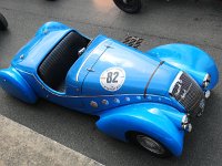 Peugeot 402 Darl'Mat 1938  Peugeot 402 Darl'Mat 1938 : toujours aussi belle, mais le bruit du moteur n'était pas à la hauteur.