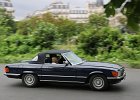 Mercedes SL  Mercedes SL, traversée de Paris, 25 juillet 2021