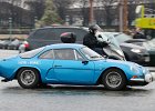 Alpine A110  Alpine A110, traversée de Paris, 7 janvier 2018