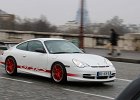 Porsche 911 GT3 RS  Porsche 911 GT3 RS, traversée de Paris, 7 janvier 2018