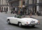 Mercedes 190 SL  Mercedes 190 SL, Traversée de Paris hivernale 31 janvier 2021