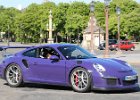 Porsche 911 GT3  Porsche 911 GT3, Traversée de Paris "hivernale" 17 avril 2022