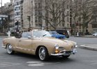 Volkswagen Karmann cabriolet, Traversée de Paris hivernale, 25 janvier 2026